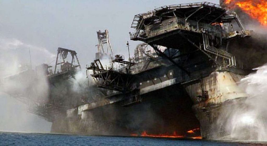 Oil Rig Sunk Haphazard firefighting might have sunk BP oil rig – Center for Public ...