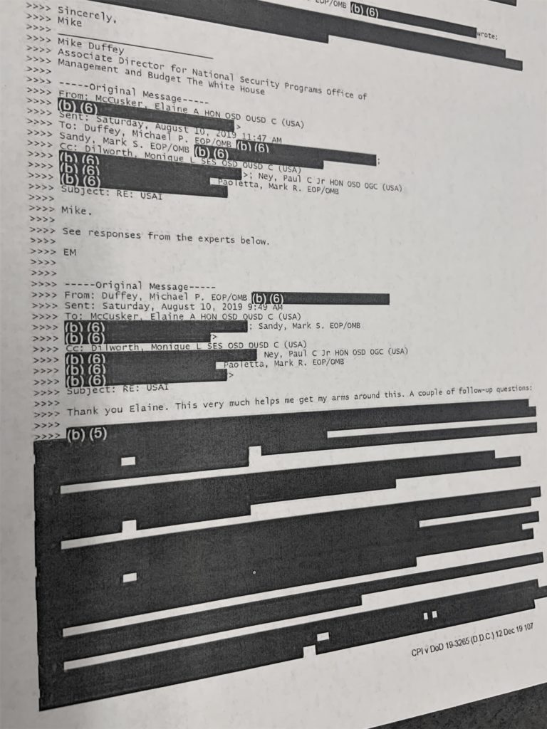 Trump administration resists Ukraine disclosures ordered by court