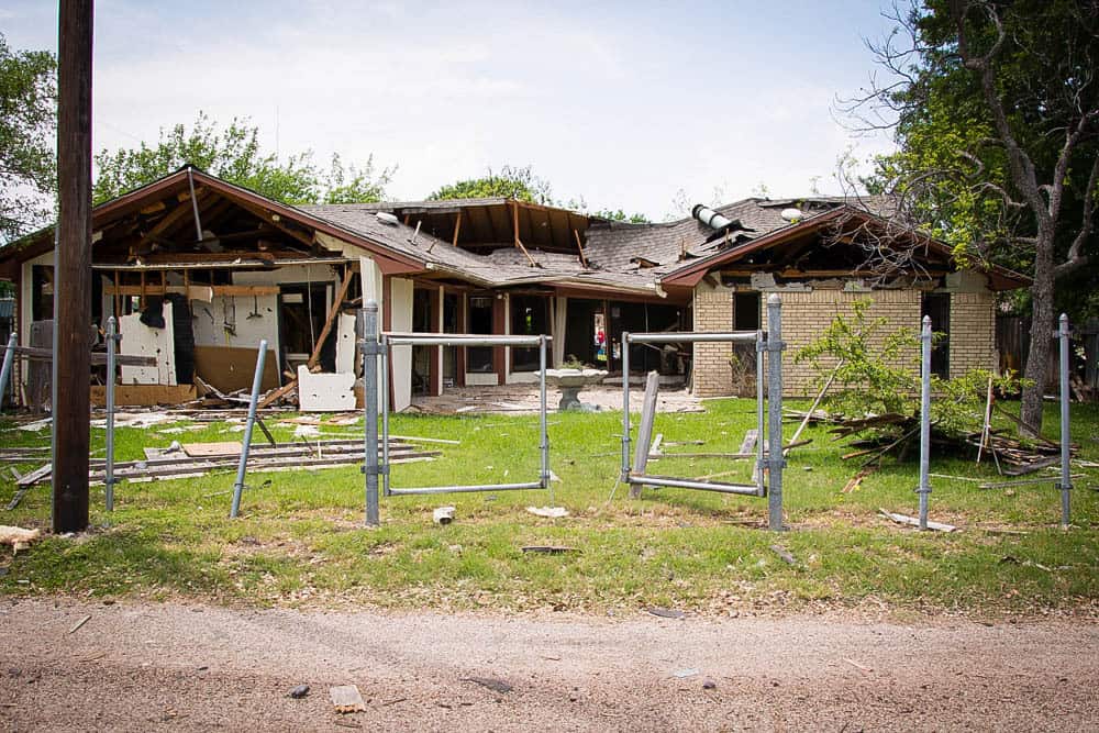 A scene from the aftermath of the West, Texas, explosion.