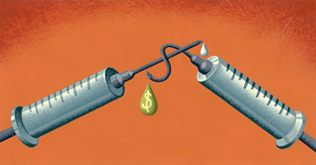 Spreading vaccine fears. And cashing in.